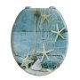 Wc daska - morski motivi, mreža, morska zvijezda, školjka