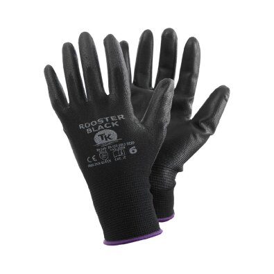 Zaštitne rukavice TK ROOSTER BLACK (vel.10)