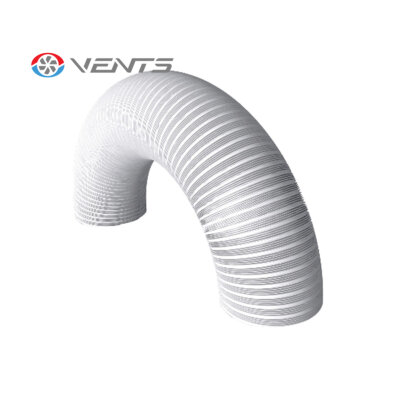 Bijela fleksibilna aluminijska cijev za ventilaciju