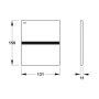 Ugradbeni element za pisoar Rehau NextVIT + 925 IR senzor