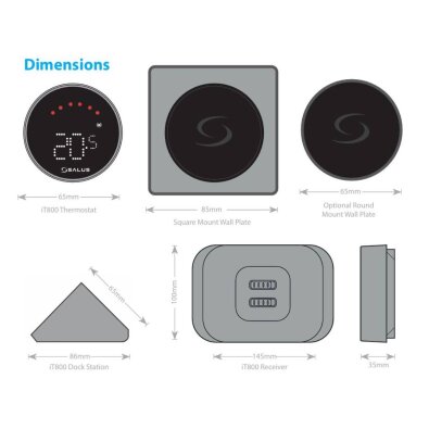 Salus bežični pametni termostat iT800WiFi